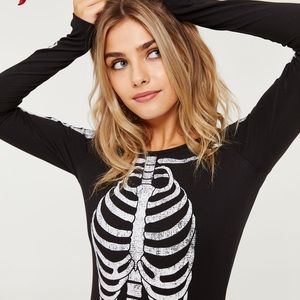 skeleton mini dress
